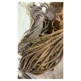 Assortment of ropes and pulleys