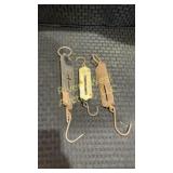 Three Vintage kitchen scales