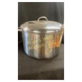 Stainless steel large cook pot about 13ï¿½ in