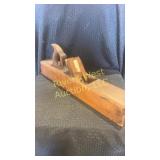 Antique Sheffield block plane  22ï¿½ long