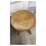 Antique claw foot stool