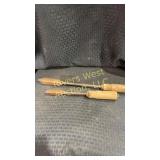 Two antique old Reliable soldering irons  hand