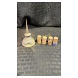 3 Needle and seat assemblies and four original