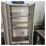 Metal locker 6' tall 3' wide and 18' deep