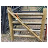 4' wooden gate