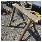 36' long 30' tall steel saw horse