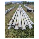 16pieces of mainline carrier pipe 6' X40' loop/pin