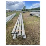 9 pieces of mainline carrier pipe 6' X40' loop/pin