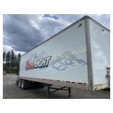 1999 Alloy dry van trailer with lift-gate