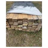Bunk of TMW 1x6 edge tongue and groove wood