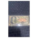 United States fifty cents note of 1875