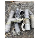 Assortment of 3' irrigation fittings