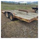 Trailer Homemade 14' tandem axle 90' wide