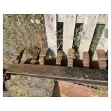 Two bucket mount tooth cutting edge attachments