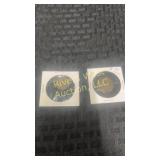 Two coins, one 1826, and one undetermined?
