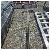Five 8' T handled water keys