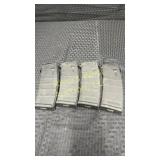 Four 5.56x45  30 rnd magazines