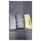Three 30 rnd 5.56x45 magazines