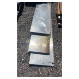 Stainless steel shelves