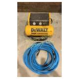 Dewalt emglo air compressor and Makita air hose