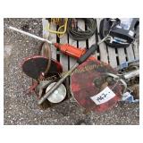 Barrel pumps, 90 w pumps, and barrel greaser