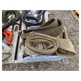 Crate full of load straps