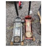 Two 3 ton floor jacks