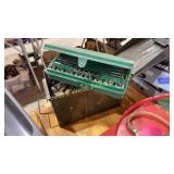 Ammo can full of tools and an SAE tap and die