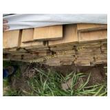 Bunk of TMW 1x6 edge tongue and groove wood
