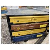 Lawson 4 bin hardware cabinet with hardware