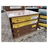 Lawson 4 bin hardware cabinet with hardware