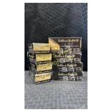 Eight boxes of 9 MM Luger handgun, ammunition,