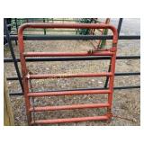Heavy duty 4' red gate