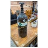 N.O.S welding tank. 17ï¿½ tall 5 inches in