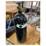 Bottle of compressed nitrogen 23 inches 7 inches