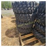 Set of four Used 30x10-R14 ATV Tires and 4holerims