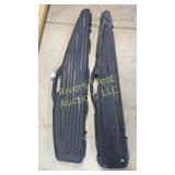 Two plastic rifle cases