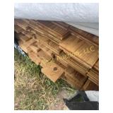 Bunk of TMW 1x6 edge tongue and groove wood
