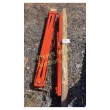 Set of collapsible saw horses