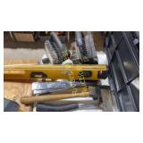 Asst. of carpenters tools, level,
