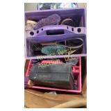 Large box full of horse, accessories