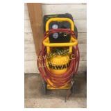 DeWalt 15 gallon air compressor and air hose