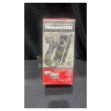 Portable forced air heater thermostat