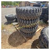 Set of four Used  30x11 (10)-R15 with 5 hole rims