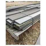 Approximately 64 pieces of New vinyl deckingboards