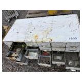 18 drawer bolt bin
