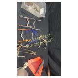 Assortment of bits and horse supplies