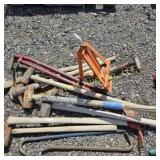 Assortment of hand tools