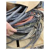 Group of heavy duty wire, romex and extension cord