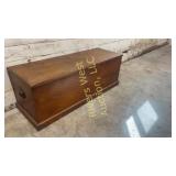 Antique wood chest
